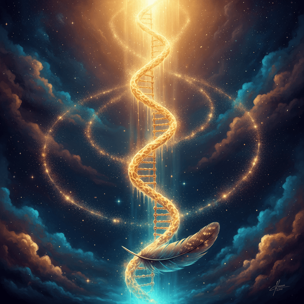 Criar é a assinatura de Deus — DNA e luz